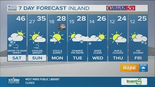 STORM CENTER: NEWS CENTER Maine Weather Video Forecast