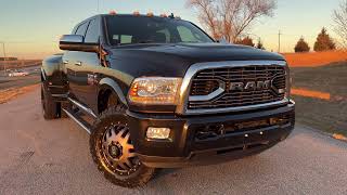 2016 Ram 3500 Longhorn Limited Mega Cab DRW Diesel - Low Miles, 1-Owner Stock #684