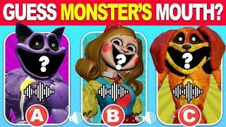 Guess The Monster By EMOJI & MOUTH | Poppy Playtime Chapter 3 & Smiling Critters | Catnap, Dogday