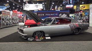 1968 Plymouth Barracuda “Hemi S” with Gen3 6.1 L Supercharged Hemi  from Garret’s Rod Shop at SEMA.