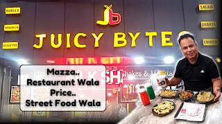 Start Rs. 40/- | Veg \u0026 Non Veg Food, Salad | Juicy Bytes Jalandhar | Indian Street Food | Food Vlog