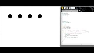 processing- while loop mouse interactivity