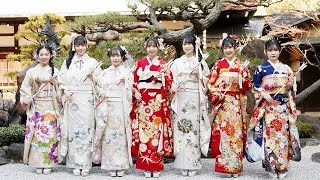 NMB48、泉綾乃ら7人華やかな振り袖姿披露「大阪から世界へ笑顔と元気を届けたい」