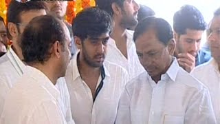 CM KCR Condolence To Ramanaidu's Family