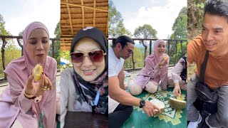 Day Trip Norman\u0026Memey Bersama  Abby Serta Suaminya Ke Kebun Dusun Tok Li Makan Durian