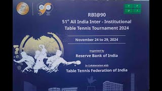 MT RD/II | RSPB v/s FCI | RBI@90 51st ALL INDIA INTER-INSTITUTIONAL TABLE TENNIS CHAMPIONSHIPS-2024