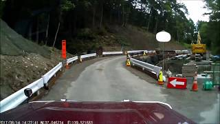 2017.8.14 林道ドライブ４倍速動画 田代山林道（栃木県日光市湯西川⇒福島県南会津郡南会津町湯ノ花）