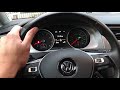 VOLKSWAGEN GOLF HEADLIGHTS TURN ON/OFF AND HIGH-BEAM lights -  HOW TO