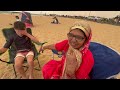 indian parents first time at beach in australia😲 dobara nhi ayenge