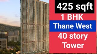 1 BHK   56 Lacs All in || 425 SQFT carpet || Thane West || #flats #property #mumbai #thane #1bhk