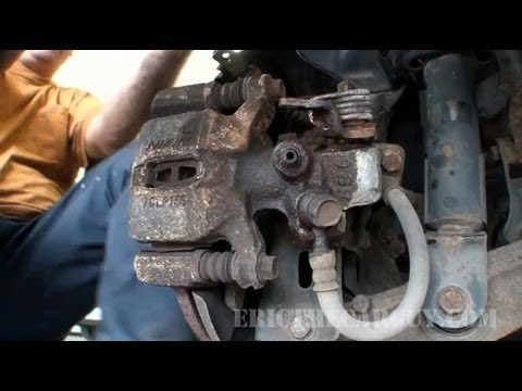 How To Replace A Rear Caliper, 93 Acura Integra - EricTheCarGuy How To Replace A Rear Caliper, 93 Acura Integra - EricTheCarGuy