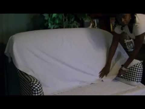 DIY Sofa Slip Cover Easy Tutorial Pt 1 DIY Sofa Slip Cover Easy Tutorial Pt 1