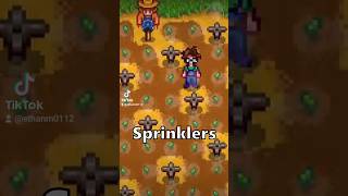 Stop Sleeping On Basic Sprinklers Sdvtips Sdvguide Sdv Stardew Stardewvalley Tips Tricks