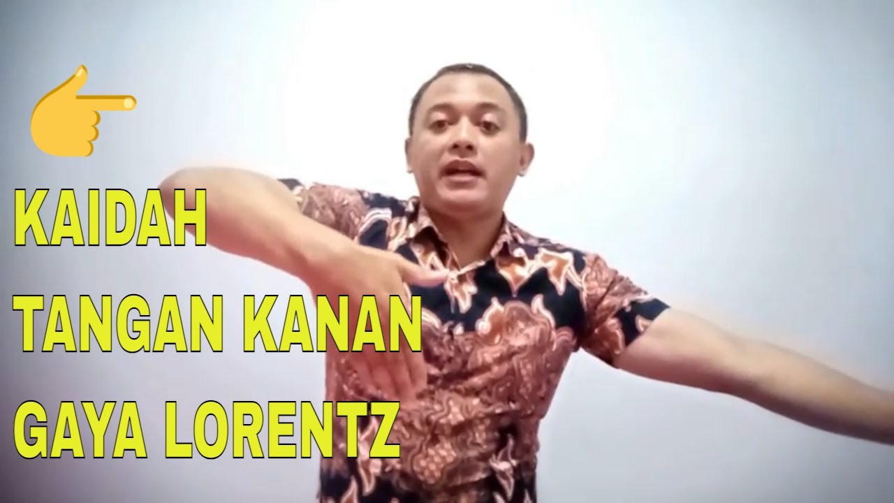 Cara Menentukan Arah Gaya Lorentz Menggunakan Kaidah Tangan Kanan - YouTube