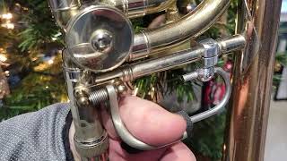 Instrument Innovations Ax Handle on a 1968 Conn 88H Trombone