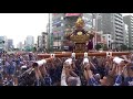 2017（平成29年）富岡八幡宮例大祭・門前仲町交差点 佐賀町