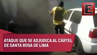 Revelan video completo del ataque a vulcanizadora en Guanajuato