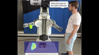 Learning Object Placements For Relational Instructions by Hallucinating Scene Representations