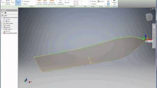 Autodesk Inventor 2016 - unfolding 4-sided free surface