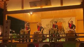 【和太鼓】 岡村天満宮例大祭⑨「赤い月、走る 」【Tama Art University／Japanese drum】