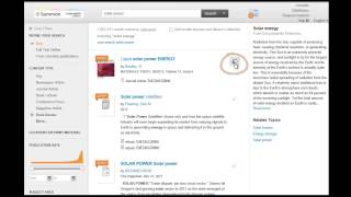 Search in Summon - a basic tutorial