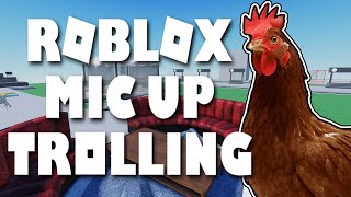 TROLLING as a CHICKEN on ROBLOX VOICE CHAT