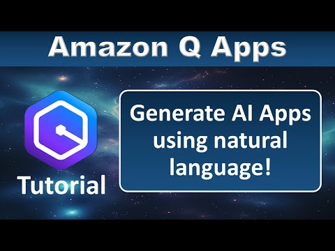 Tutorial de aplicaciones Amazon Q | Aplicaciones impulsadas por IA generativa con AWS