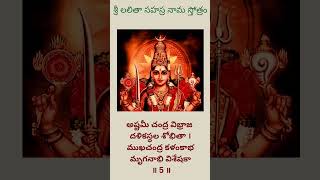 లలిత సహస్ర నామ స్తోత్రం (4,5,6) 🙏#లలితాసహస్రనామం #lalithasahasranamaslokam