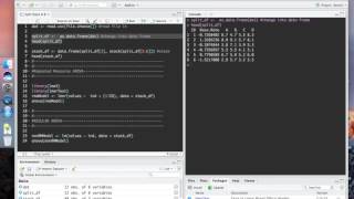 Stacking Split/Wide Data in R