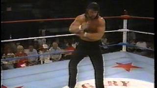 Steve Blackman small martial arts demonstration