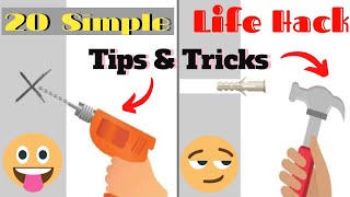 2️⃣0️⃣ Simple Life Hacks at Home | Easy Tips & Tricks