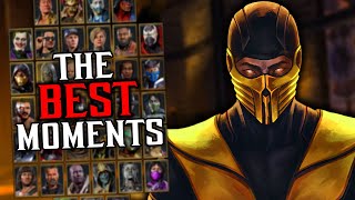 The BEST MOMENTS with EVERY CHARACTER in Mortal Kombat 11 ...