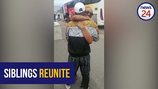 WATCH | Brother and sister reunite after being separated for 20 years