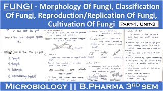 Fungi | Morphology of fungi | Classification of fungi | Reproduction of fungi | Cultivation of fungi