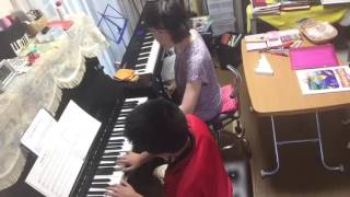 鹿沼市 こすもす音楽教室「グレード8級練習風景」ピアノ エレクトーン教室