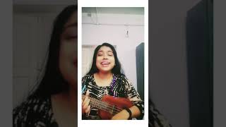 //Kho Gaye Hum Kahan❣// #Shorts  // Female (ukulele)cover by Madhurima Biswas❤//  #YoutubeShorts