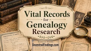 AF-1268: Vital Records for Genealogy Research | Ancestral Findings Podcast