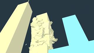WTC Collapse Blender Simulation