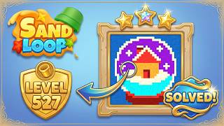 🏖️ Sand Loop - Level 527 Walkthrough & Solution | Voodoo Puzzle Game 🧠