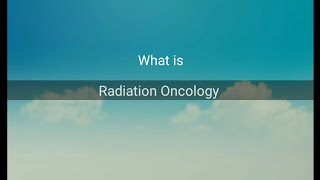 MD Radiation Oncology career in india