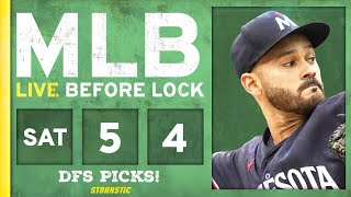MLB DFS Picks Today 5/4/24: DraftKings & FanDuel Baseball Lineups | Live Before Lock