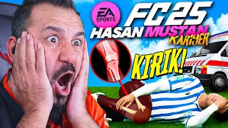 RAKİBİ HASTANELİK ETTİK! EA FC 25 HASAN MUSTAN KARİYERİ 2. BÖLÜM