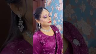 Wedding party makeup look #youtube #youtubeshorts