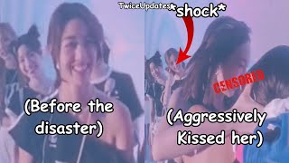 twice nayeon being extra kissing jihyo \u0026 chaeyoung and then there’s dahyun being traumatized