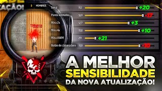 Atualizada 2025⭐ A Melhor Sensibilidade para Subir Capa na Nova Atualização do Free Fire 🔥 + DPI FF