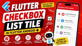 FLUTTER ANDROID - CHECKBOX LIST TILE || TUTORIAL