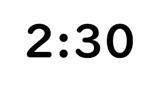 2分30秒タイマー【目覚まし時計のアラーム音】