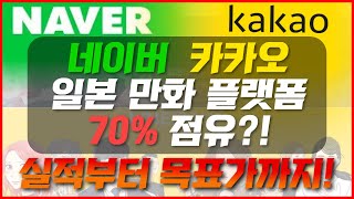 [주식투자] 네이버와 카카오가 일본 디지털 만화 70% 점유한다고? 주가에 미치는 영향은?