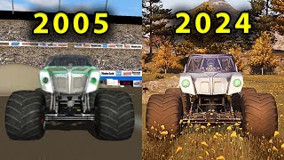 ALIEN INVASION Monster Truck EVOLUTION in MONSTER JAM GAMES (2019-2024)