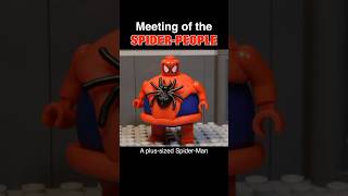 Meeting of the SPIDER-PEOPLE #lego #marvel #stopmotion #spiderman #funny